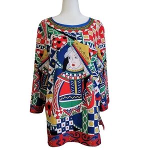 Caretto Print Blouse  Dolce and Gabanna